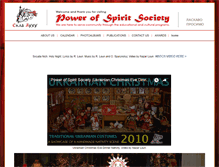 Tablet Screenshot of powerofspirit.org